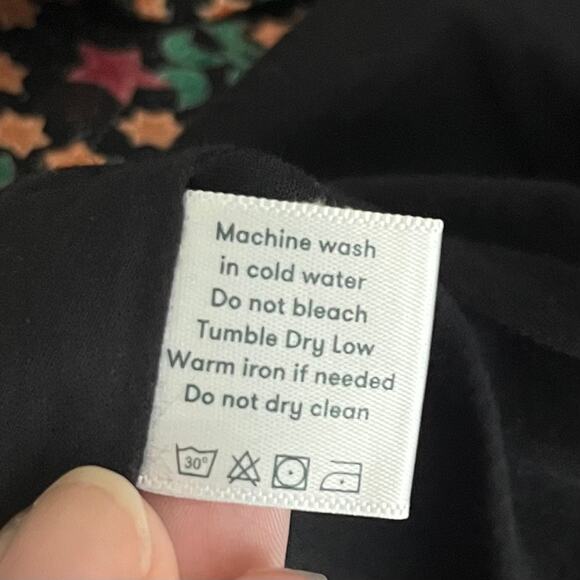 Roller Rabbit Midi Dress XS Drop Waist Smocked Twee Milkmaid Stars Moon Cottage - Picture 8 of 8